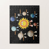 Planeten und das Sonnensystem Puzzle (Vertikal)