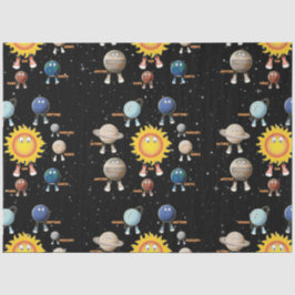 Planeten und das Sonnensystem Seidenpapier