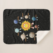 Planeten und das Sonnensystem Sherpadecke (Vorderseite (Horizontal))