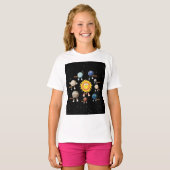 Planeten und das Sonnensystem T-Shirt (Vorne ganz)