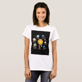 Planeten und das Sonnensystem T-Shirt (Vorne ganz)