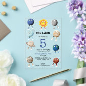 Planeten und der Kindergeburtstag des Sonnensystem Acryleinladungen (In Situ (Hochzeit))