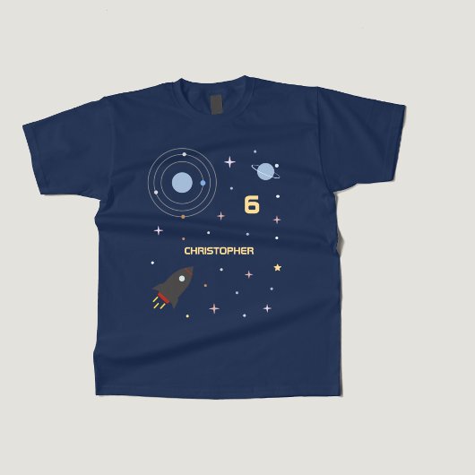 Planeten und Raketen, Weltraumkid-T - Shirt