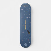 Planeten und Raketen, Weltraumskateboard Skateboard (Vorne)