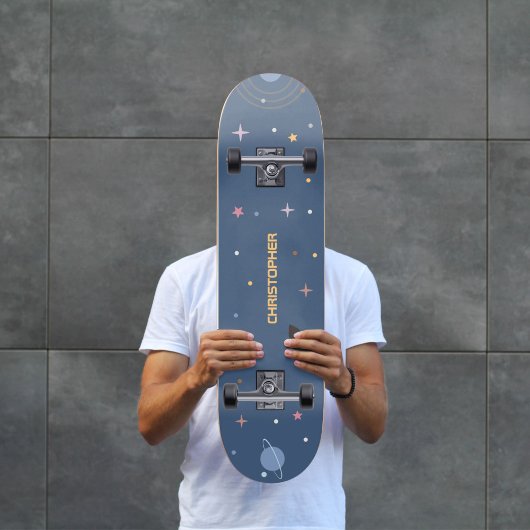 Planeten und Raketen, Weltraumskateboard Skateboard
