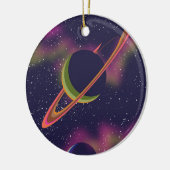 Planeten und Sterne Keramik Ornament (Links)