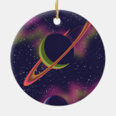Planeten und Sterne Keramik Ornament (Hinten)