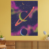 Planeten und Sterne Leinwanddruck (Insitu (Wohnzimmer))