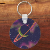 Planeten und Sterne Schlüsselanhänger (Vorderseite)