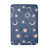 Planeten- und Sternmuster Badematte (Vorderseite Vertikal)