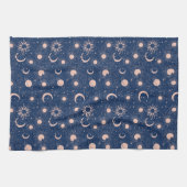 Planeten- und Sternmuster Geschirrtuch (Horizontal)
