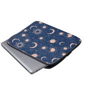 Planeten- und Sternmuster Laptopschutzhülle (Vorne Knopf)