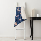 Planeten- und Sternmuster Sherpadecke (Beispiel)