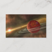 Planeten und Zwergplaneten der NASA Visitenkarte (Rückseite)