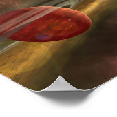 Planeten und Zwergplaneten Poster (Ecke)