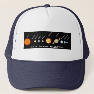 Planeten unseres Sonnensystems in der Reihenfolge, Truckerkappe