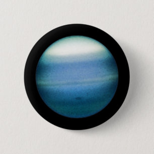 PLANETEN-URANUS natürliches (Sonnensystem) ~ Button