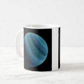 PLANETEN-URANUS natürliches (Sonnensystem) ~~ Kaffeetasse (Vorderseite Links)