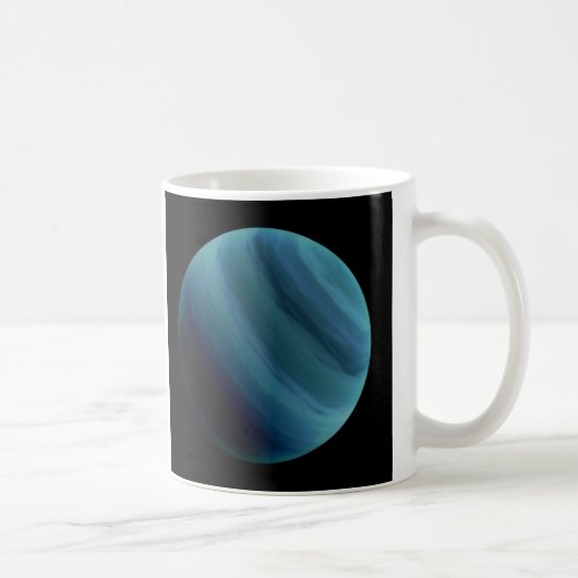 PLANETEN-URANUS natürliches (Sonnensystem) ~~ Kaffeetasse (Rechts)