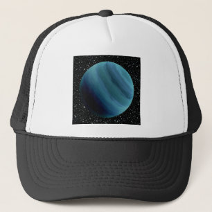 PLANETEN-URANUS-Sternhintergrund (Sonnensystem) ~~ Truckerkappe