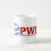 Planeten-Weltelektronik-weißer Kaffee-Tasse Kaffeetasse (Mittel)