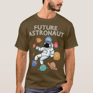 Planeten Weltraum Junior Astronaut Galaxy Zukunft T-Shirt