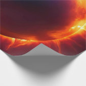 Planeten - Weltraum - Sterne - Milchstraßengalaxie Geschenkpapier (Ecke)