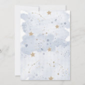 Planeten Weltraumgalaxie Geburtstag Einladung (Rückseite)