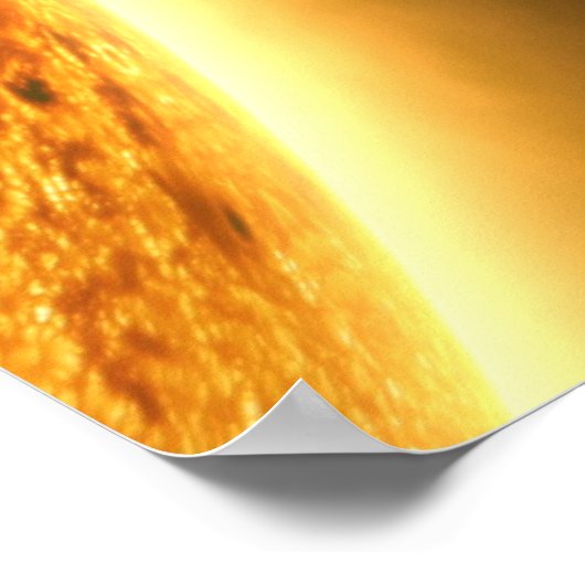 Planetendiagramm Poster (Ecke)