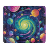 Planetendrehung schneidebrett (Vorderseite)