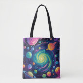 Planetendrehung Tasche (Vorderseite)