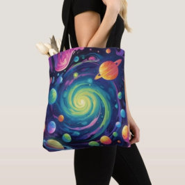 Planetendrehung Tasche