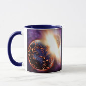 Planetenkollision Tasse (Links)