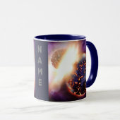 Planetenkollision Tasse (VorderseiteRechts)