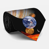 Planetenkrawatte Krawatte (Gerollt)