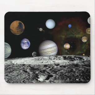 Planetenmontage Mousepad