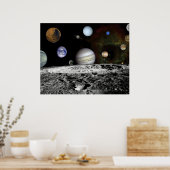 Planetenmontage Poster (Küche)