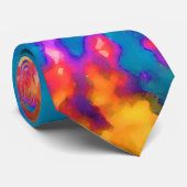 Planetennebel NGC 6751 Pop Art Psychedelic Krawatte (Gerollt)