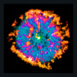 Planetennebel NGC 6751 Pop Art Psychedelic Poster<br><div class="desc">Das Hubble-Teleskop der NASA spiegelt ein riesiges Himmelsauge, das als Planetensnebel NGC 6751 bekannt ist, das in der Sternbild-Aquila strahlt. Der Nebel ist eine Gaswolke, die vor einigen tausend Jahren vom heißen Stern, der in seiner Mitte sichtbar ist, ausgestoßen wurde. Der Verlust der äußeren gasförmigen Schichten des Sterns setzt den...</div>