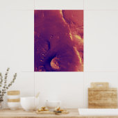 Planetenoberfläche — Mars Poster (Küche)