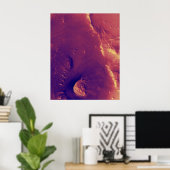 Planetenoberfläche — Mars Poster (Heimbüro)