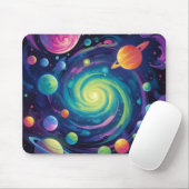 Planetenrotation mousepad (Mit Mouse)