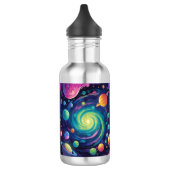 Planetenspin Edelstahlflasche (Links)