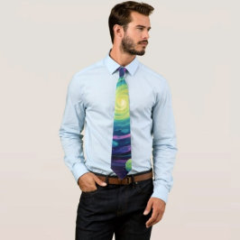 Planetenspin Krawatte