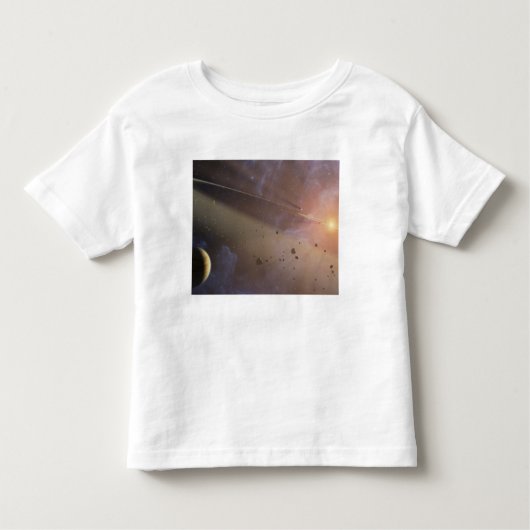 Planetensystem Epsilon Eridani Kleinkind T-shirt (Vorderseite)