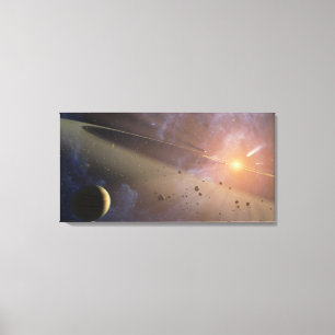 Planetensystem-Epsilon Eridani Leinwanddruck