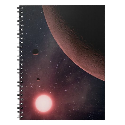 Planetensystem-Notebook Notizblock (Vorderseite)