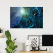 Planetensystem Poster (Heimbüro)