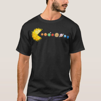 Planetensystem Sterne fressen Planeten Sonnenfinst T-Shirt