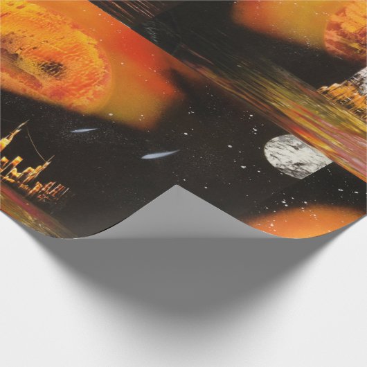 Planetentraum Geschenkpapier (Ecke)